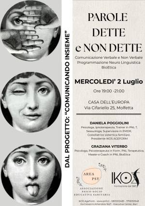 Incontro Gratuito: PAROLE DETTE e NON DETTE